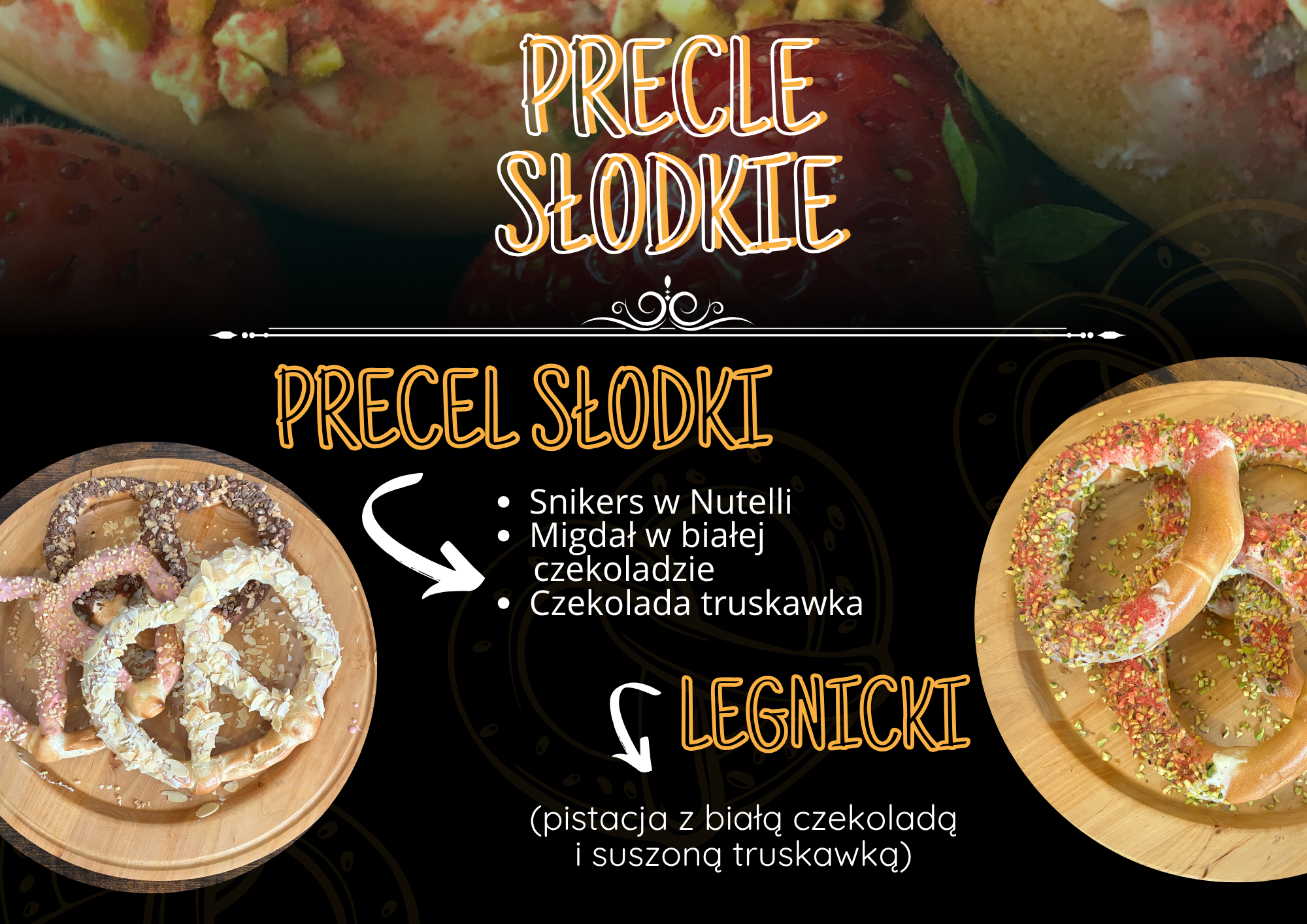 Menu precli słodkich